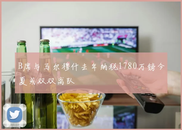 B席与马尔穆什去年纳税1780万镑今夏或双双离队
