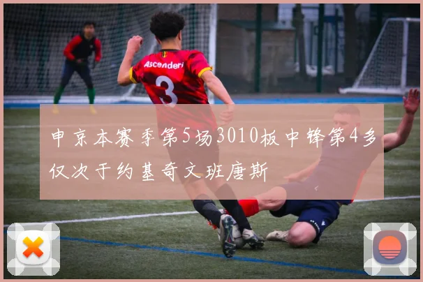 申京本赛季第5场3010板中锋第4多仅次于约基奇文班唐斯